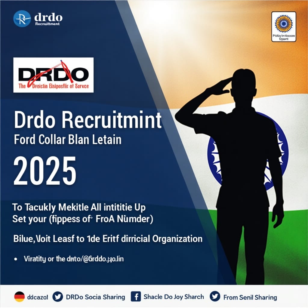 DRDO ನೇಮಕಾತಿ 2025 ಅರ್ಜಿ ಸಲ್ಲಿಸುವ ವಿಧಾನ್